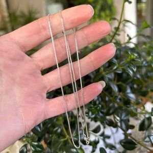 Sterling Silver Box Chain Necklace